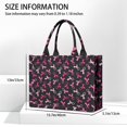 thumbnail image 3 of Large Capacity Tote Bag,Breast Cancer Handbag Fashion Luxury Tote Bag,15.7"x13"x 5.1" Inches,Laptop Compatible, 3 of 6