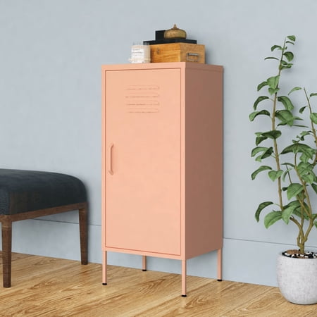 Suzicca Storage Cabinet Pink 16.7 x13.8 x40  Steel