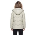 thumbnail image 4 of Wantdo Women's Hooded Winter Jacket Warm Winter Puffer Jacket Windproof Bubble Coat Oatmeal S, 4 of 8