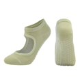 thumbnail image 1 of Ladies‘ Solid Color Backless Grip Socks Yoga Ankle Sports Socks Ladies‘ Anti Slip Slippers Socks Red, 1 of 2