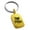 Gold, variant on Stainless Steel Black Pixel I Heart Mom Small Rectangle Dog Tag Charm Keychain Keyring