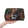 thumbnail image 4 of Salouo Lion Forest Crown Pattern Large Cosmetic Bag,Portable Travel Makeup Bag Makeup Brush Organizer Cosmetics Pouch Large Capacity Travel Makeup Case Organizer, 4 of 8