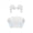 White, variant on Bluetooth Game Headphones True Wireless TWS In-Ear Earphones With Mic Waterproof Sports Hifi Headsets Balanced Armature for Game