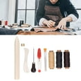 thumbnail image 4 of Leather Sewing Kit Leather Goods Wax Thread Tail Tip  Hand Sewing DIY Leather Set For DIY Sewing Craft, 4 of 8