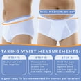 thumbnail image 2 of Wearever Men's Incontinence Underwear Washable Bladder Control Briefs, 3-Pack, 2 of 10