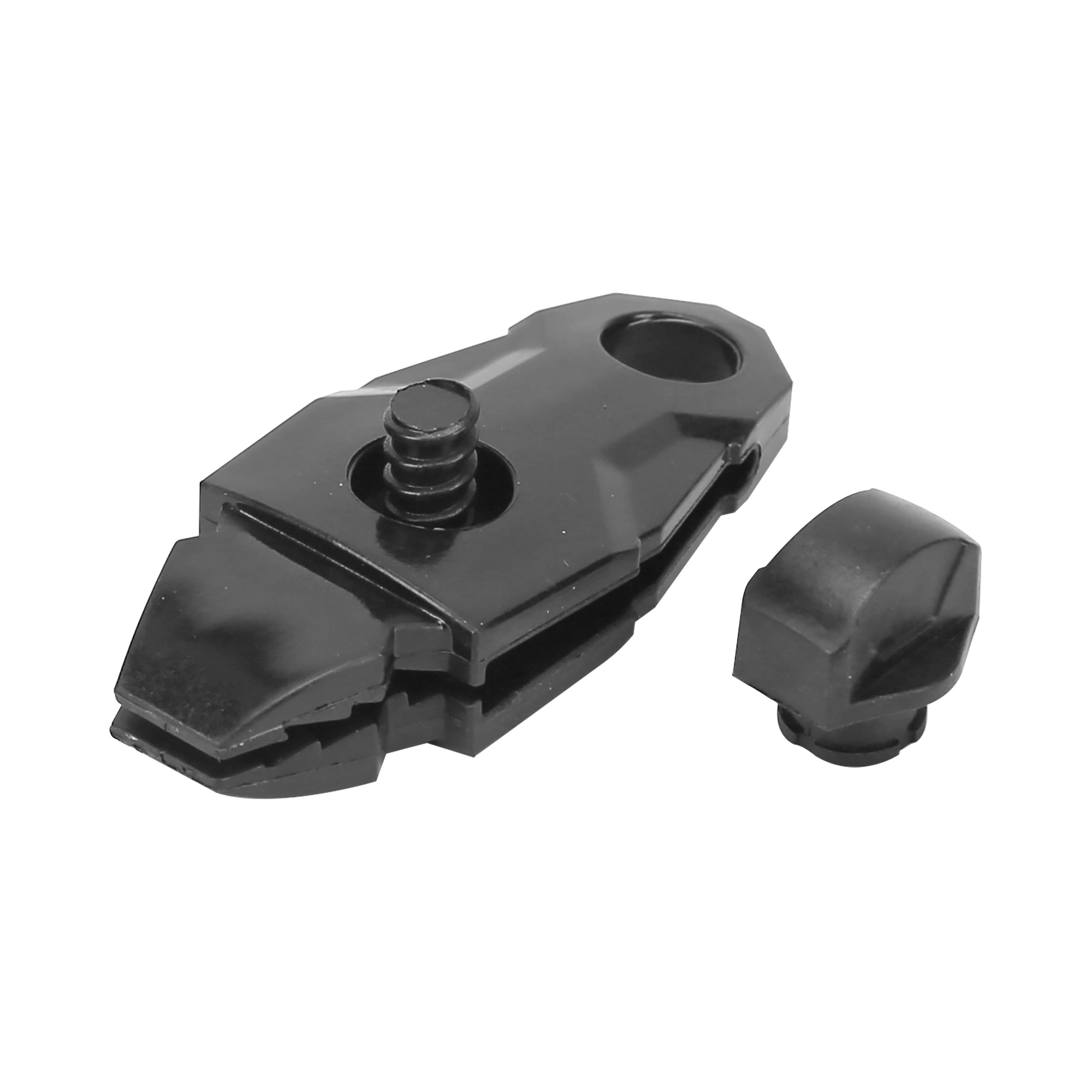 Xstrap Tarp Clips, Heavy Duty Lock Grip, Black Nylon Material 4-Pack