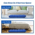 thumbnail image 3 of Pemberly Row Fauteuil de Jeu de Sol Réglable à 14 Positions en Coton, Bleu, 3 of 10