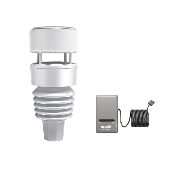 Estación meteorológica ECOWITT GW1210 Wi-Fi con puerta de enlace GW1200 y WS90