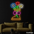 thumbnail image 4 of Craftnamesign Flower Boots Neon Sign, Flower Shop Sign, Flower Farm Decor, 4 of 4
