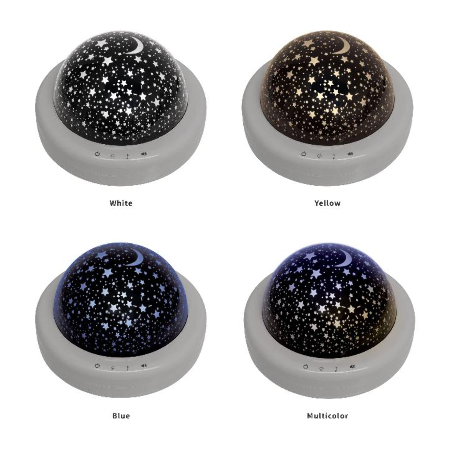 Zadro LED Star Night Light for Kids Room Starlight Projector w/ Sounds