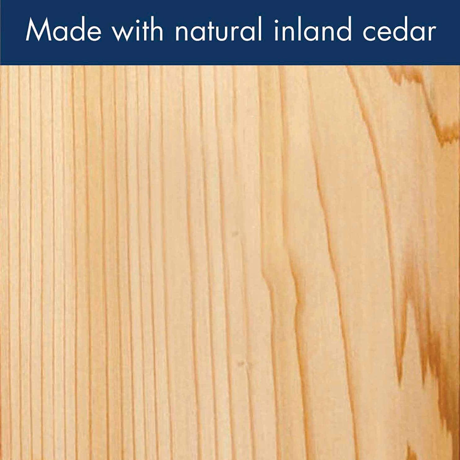 Woodlink Deluxe Wood Bird Feeder with Metal Suet Cages and Hinged Roof