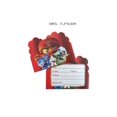 thumbnail image 1 of 10 Pcs Cartes d'Invitation Ninjago Fournitures de Fête Décorations d'Anniversaire, 1 of 1