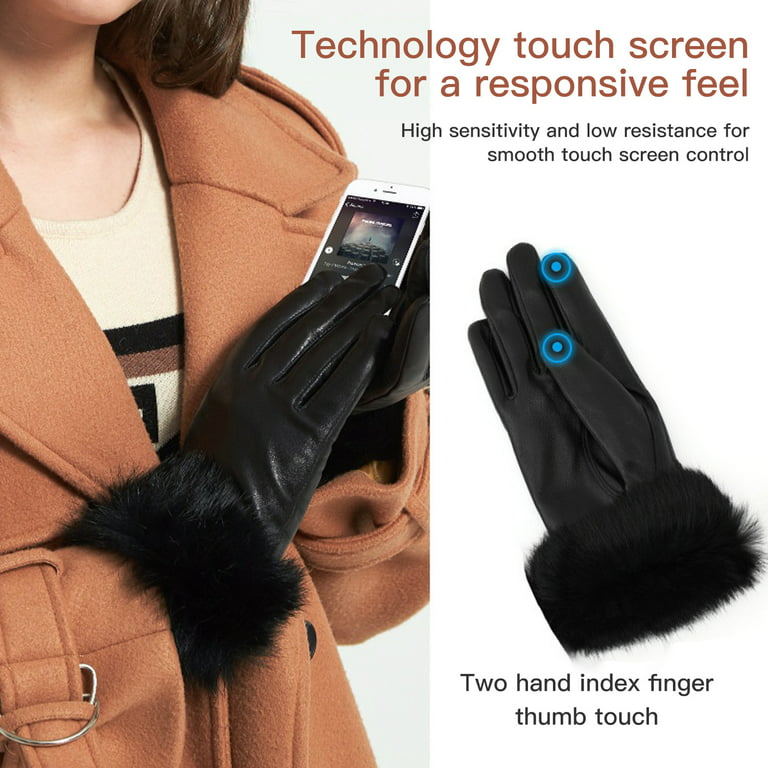 Leather Fingerless Index Gloves
