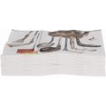 thumbnail image 4 of Boston International IHR Cocktail Beverage Paper Napkins, 20-Count, 5 x 5-Inches, Golf White, 4 of 5