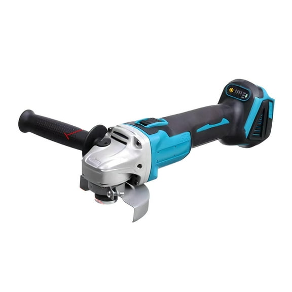 18V 125mm Li-ion Electric Cordless Angle Grinder, Bare Tool Only, For Makita,  Blue