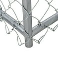 thumbnail image 6 of Lucky Dog Single-Door Chain Link Heavy Duty Outdoor Kennel, Silver, 5'L x 5'W x 4'H, 6 of 6