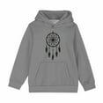thumbnail image 2 of Bnwani Kids Hoodies Girls Long Sleeve Sports Sweatshirt Gradient Pullover, 2 of 5