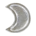 thumbnail image 2 of HomeRoots 483179 7 in. Silver Crescent Metal Handmade Vanity Tray, 2 of 3
