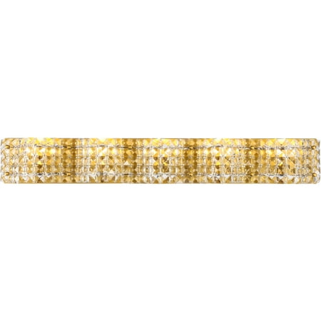 

Brass Tone Finish Wall Sconces 34 Wide Clear Royal Cut Crystal G9 Bulb Type 5 Light Fixture