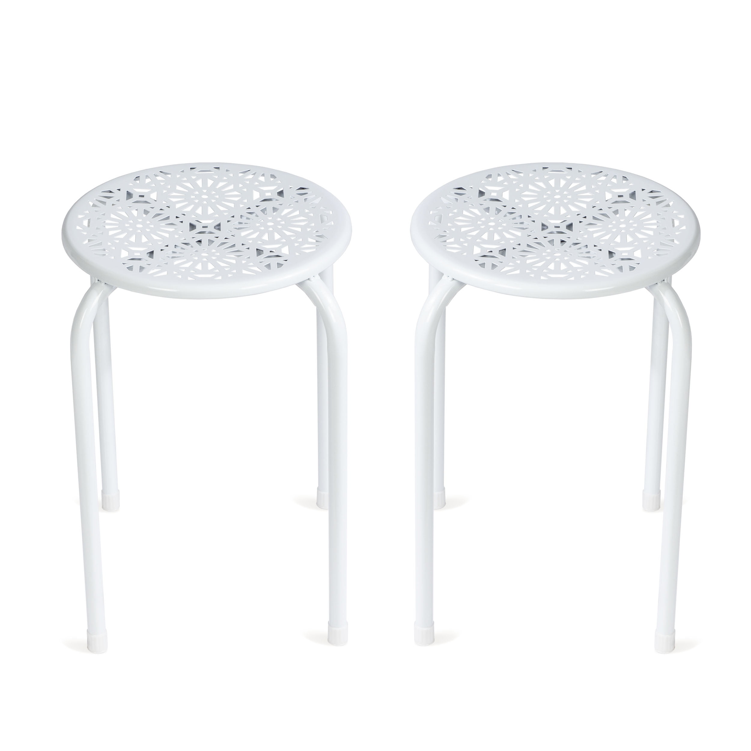 Atlantic Daisy Metal Side Table Stool Set Of 2 Multiple Colors Atlantic Daisy Metal Side Table Stool Set Of 2 Multiple Colors Com