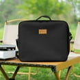 thumbnail image 4 of Bolso de hombro de almacenamiento de picnic al aire libre de doble capa versátil para horno de casete, 4 of 6