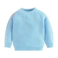 thumbnail image 1 of Posijego Chandails pour Tout-Petits Garçons Filles Pull Tricoté Col Rond Automne Hiver, 1 of 7