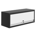 thumbnail image 1 of Bingirl Metal Garage Wall Storage Cabinet 30 Inchx14 Inchx12 Inch with Lock Hydraulic Flip-Up Door Floating Hanging Gray, 1 of 9