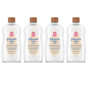 JOHNSON'S Baby Oil Shea & Cocoa Butter 20 oz (Pack of 4)