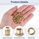 thumbnail image 2 of Uxcell 50-Pack Insertos Roscados - Tuercas de Inserción de Latón M3 x 8 mm con Calor 5 mm OD, 2 of 6