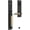 Satin Black/Satin Brass, variant on Baldwin 85316190RENT Gramercy Right Handed One Piece Single Cylinder Keyed Entry Handleset