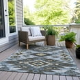 thumbnail image 3 of Dalyn Rugs Machine Washable Indoor/Outdoor Chantille Blue 10' x 14' Rug, 3 of 9