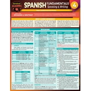 Spanish Fundamentals 4 - Speaking & Writing : a QuickStudy Laminated Reference Guide (Edition 2) (Other)