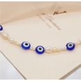 thumbnail image 4 of Collier Ras du Cou Perlé Coloré pour Femmes Collier Ras du Cou Perle d'Eau Douce Boho, 4 of 5
