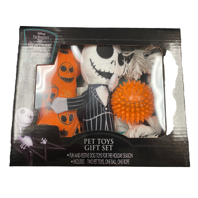 Disney the Nightmare Before Christmas Dog Toys Gift Set