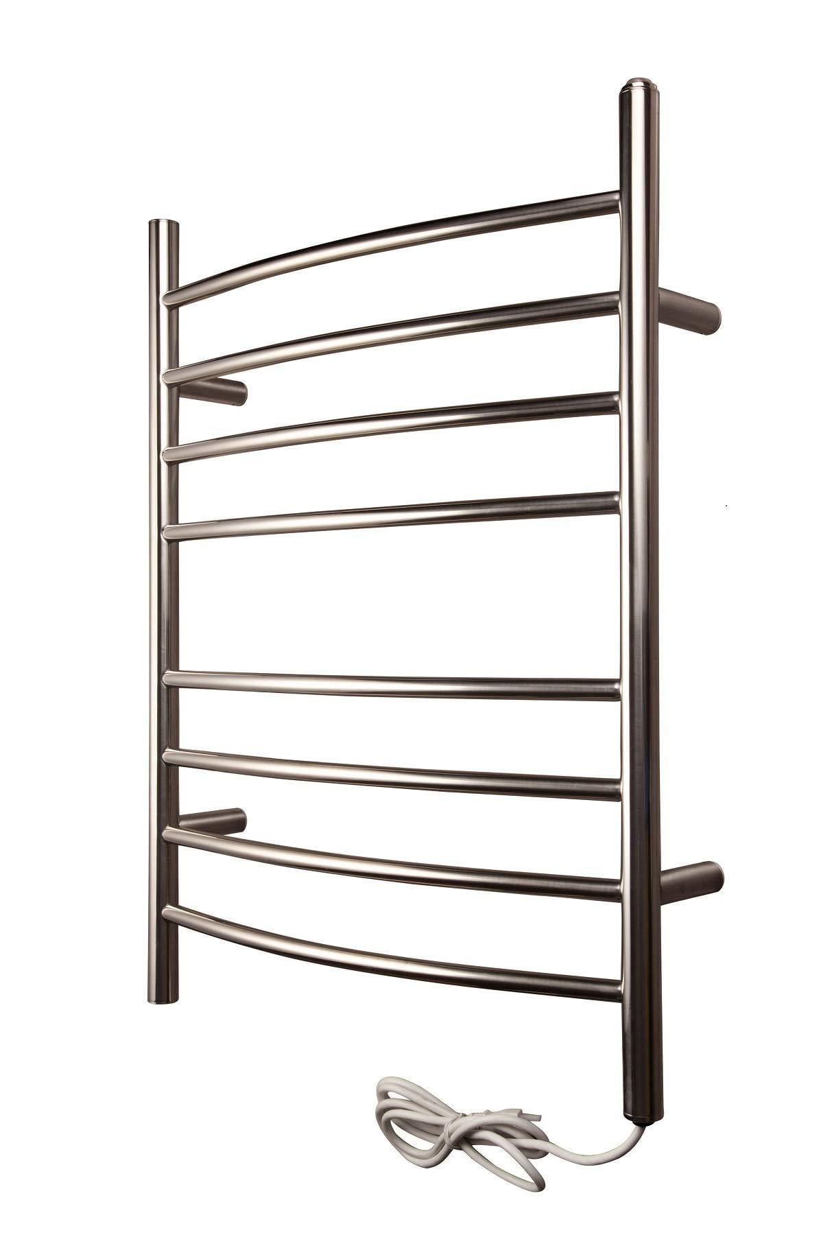 Heatgene Wall Mounted 8 Bar Plugin Curved Towel Warmer
