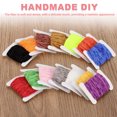thumbnail image 3 of Uxcell Chenille Fly Tying Total 10 M, 2 Pack Rayon Chenille Fly Tying Materials for Making Fishing Hook, Dark Yellow/Green, 3 of 5