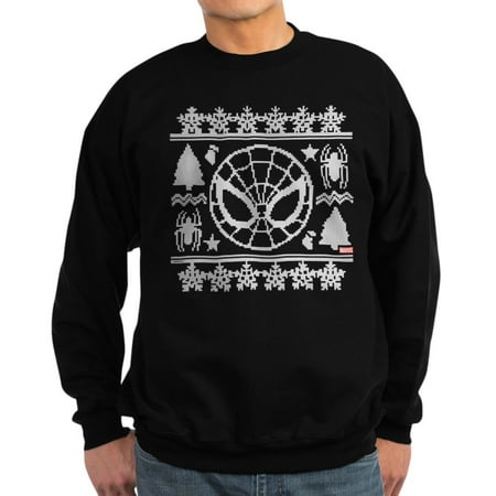 Classic Crewneck Sweatshirt - CafePress - Spider-Man Ugly Christmas - Classic Crew Neck Sweatshirt
