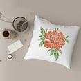 thumbnail image 6 of Flower Painting Stencil 11.81x11.81 Inch Reusable Craft Stencils Hollow Out Drawing Painting Template for Painting on Wood Fabric Paper Walls Canvas Furniture, 6 of 9
