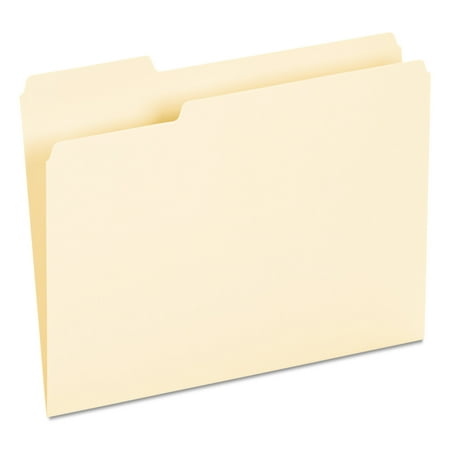 Universal Interior File Folders, 1/3-Cut Tabs, Letter Size, Manila, 100/Box (Best Way To File Papers)