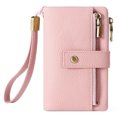 thumbnail image 3 of (2 pack) SENDEFN RFID Blocking Protection Women's Bifold Wallet, Pink, 3 of 9