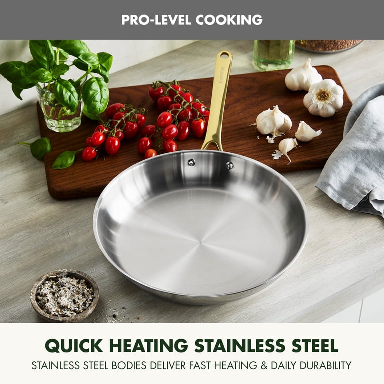 GreenPan Balance 12-Inch Stainless Steel Frying Pan photo 2