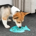 Cat Slow Feeder Fish Shaped Cat Lick Mat For Cats Dogs Anxiety Cat