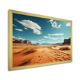 thumbnail image 2 of Designart "Nevada's Arid Landscape II" Landscapes Framed Wall Art Decor - Traditional Brown Canyon & Desert Entryway Framed Wall Art, 2 of 6
