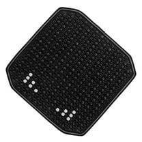 HOOWIFFY Comfortable Black Beaded Seat Cushion for Car with Anti Slip and Breathable Fabric