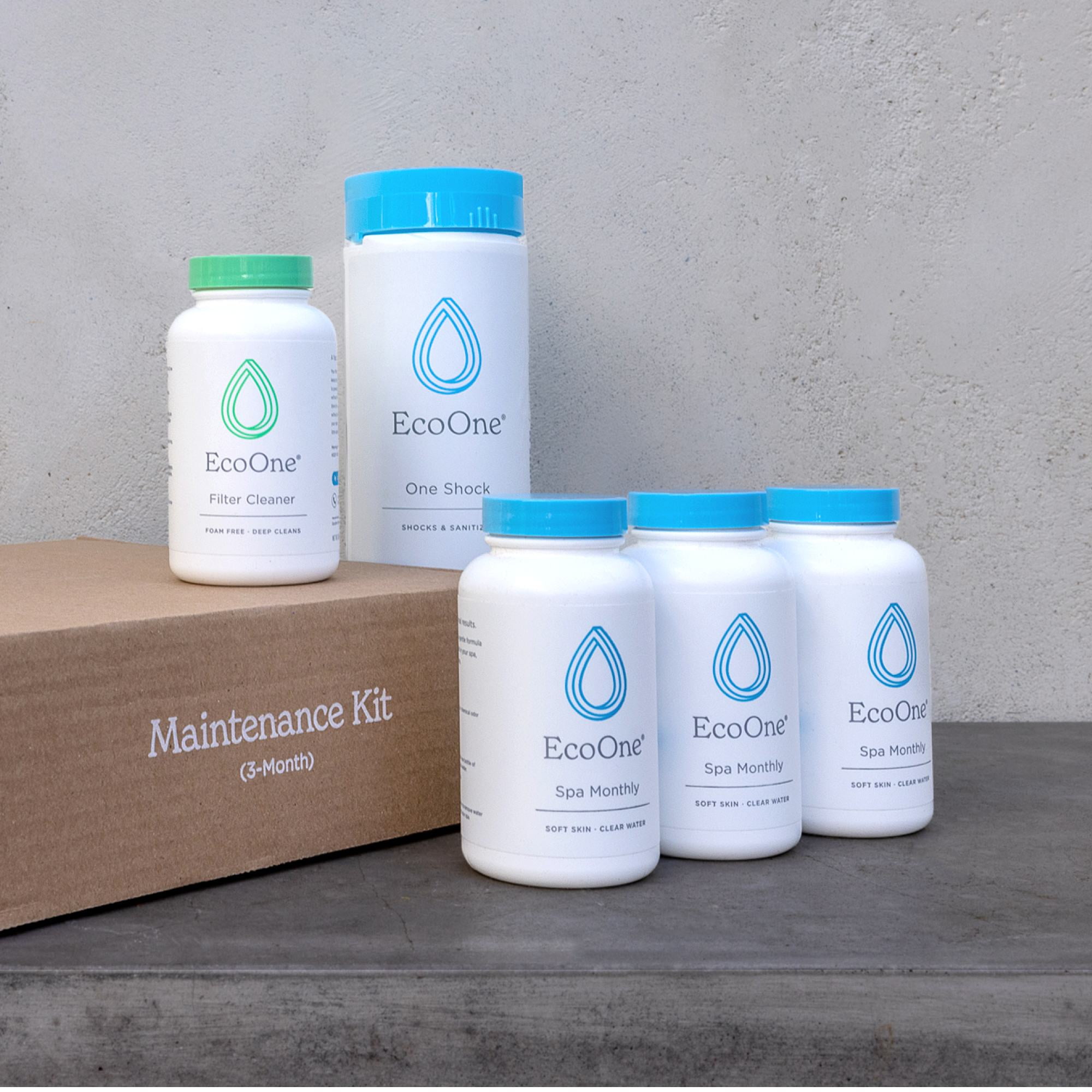EcoOne Maintenance Kit, Spa & Hot Tub Monthly Maintenance Kit, 6-month