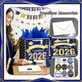 thumbnail image 5 of Class of 2026 Graduation Gift Bag Set - Blue & Gold Party Decor for Graduates & Celebrations, 5 of 7
