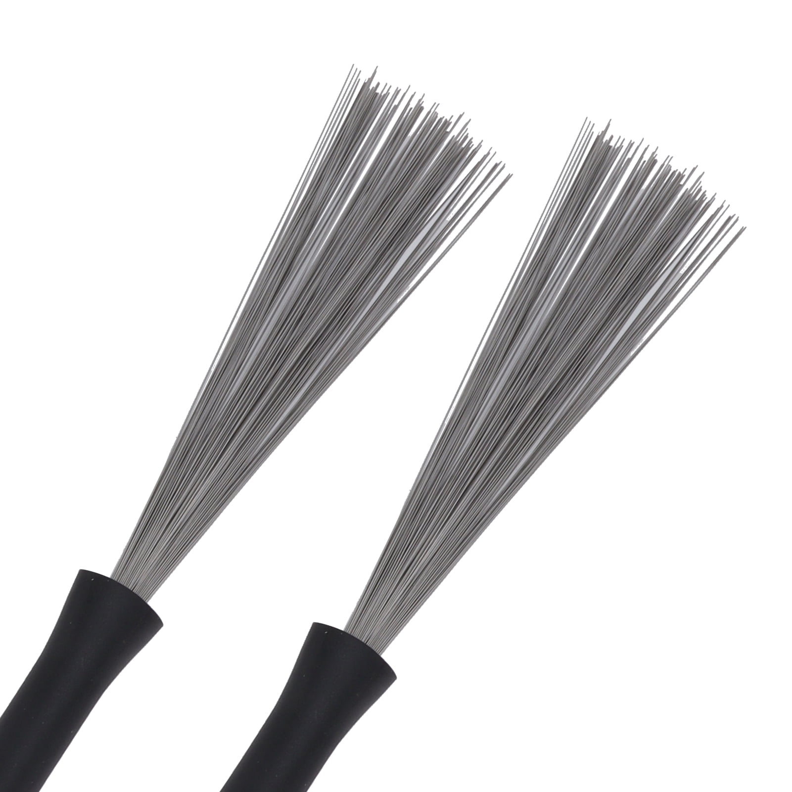 Drum Sticks Set 5A Classic Maple Rod Instrument Accessory with Retractable Brushes for Jazz