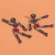 thumbnail image 4 of Par de pendientes de esqueleto con bisagras humanas de Halloween, pendientes largos góticos de calavera grande para mujer, accesorios de Halloween, 4 of 5