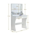 thumbnail image 4 of Kkonetoy New Bedroom Vanity Makeup Table Set Dressing Desk with LED Mirror, 4 of 10