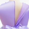 thumbnail image 6 of CAICJ98 Flower Girl Dress Kids Ruffles Lace Party Wedding Princess Dresses for Girls Floral Embroidered Toddler Tulle Dresses for Girls (11-13 Years,Purple), 6 of 8
